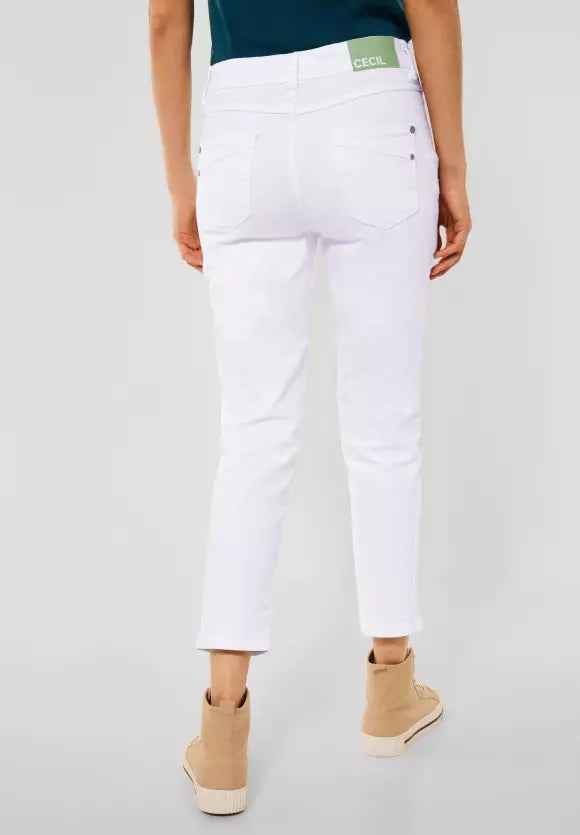 Boutique New York Ladybelle - White– Cecil Fit Casual Jeans Abbeyleix