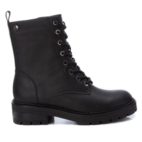 XTI Black Laced Biker Boot