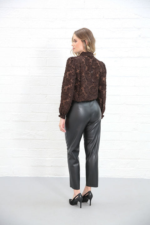Daisy Blouse- Chocolate