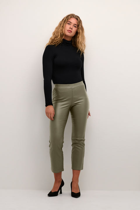 Kaffe Kaada Crop Jeggings - Green