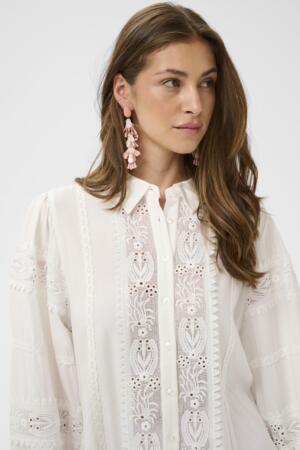 Cream Tess Shirt - Snow White