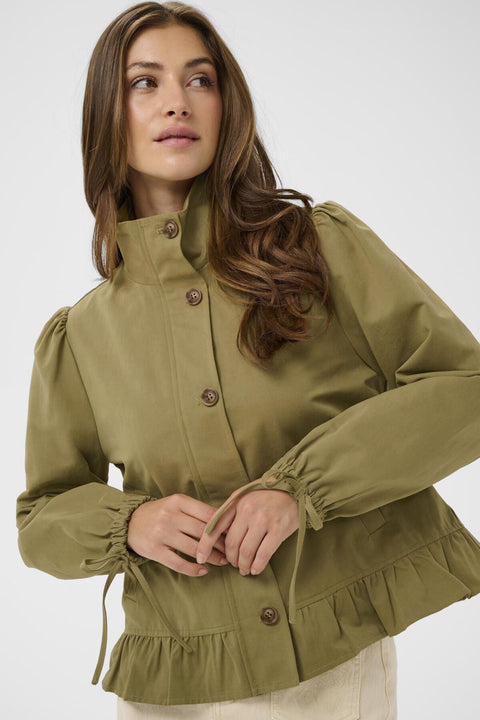 Cream Bibbi Parka Jacket