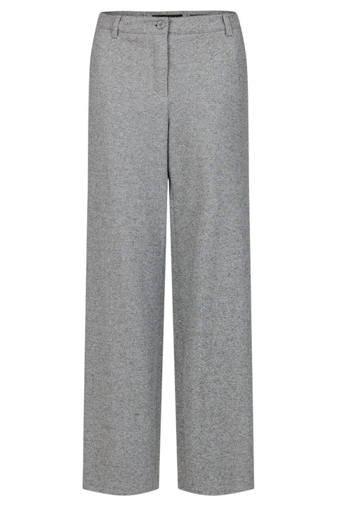 Robell Grey Wide Leg Trousers