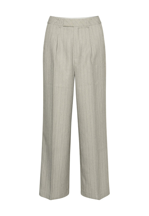 Kaffe Kakaysa Trousers - Grey Pinstripe