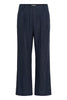 Part Two Pinstripe Linen Trouser - Navy