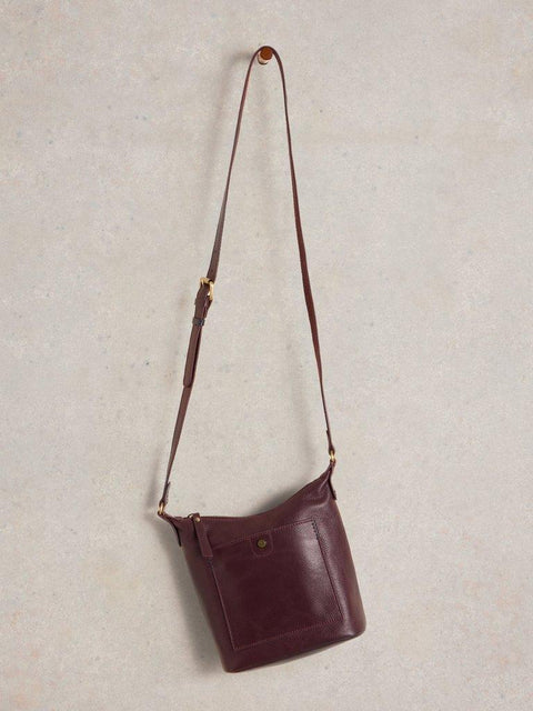 White Stuff Mini Fern Crossbody Bag - Plum