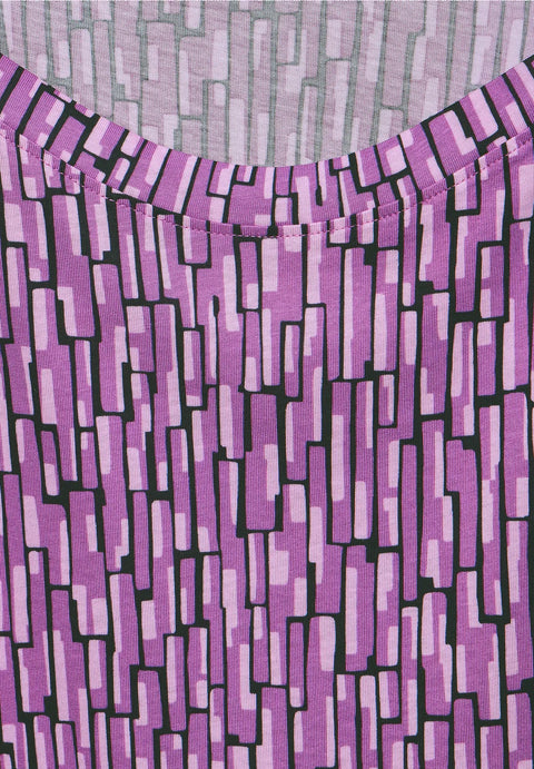 Cecil Printed T-Shirt Violet