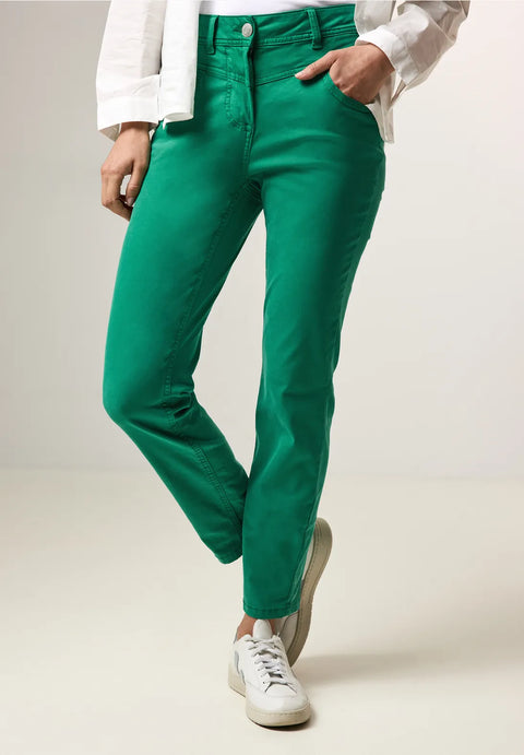 Cecil Slim Fit Jeans - Malachite Green