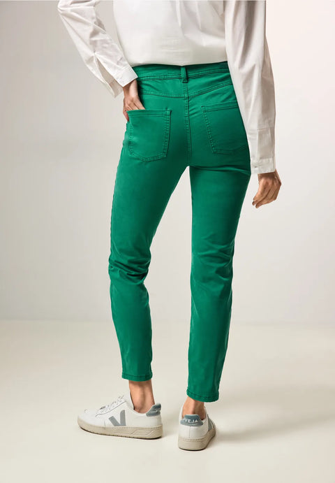 Cecil Slim Fit Jeans - Malachite Green