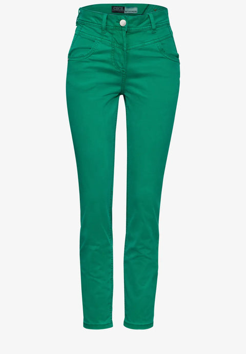 Cecil Slim Fit Jeans - Malachite Green