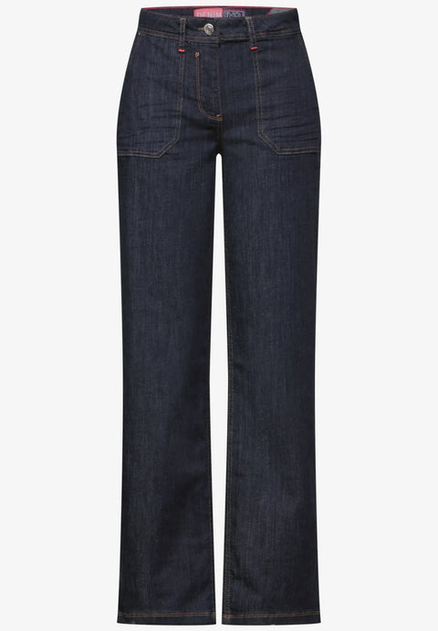 Cecil Neele Loose Fit Jeans - Rinsed Wash