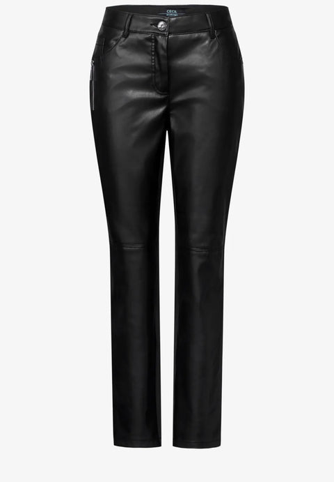 Cecil Vicky Pants with Coated Front