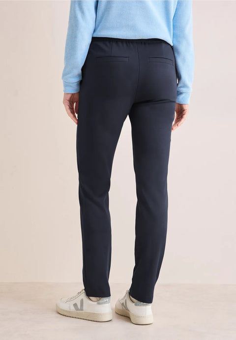 Cecil Casual Fit Trousers - Navy