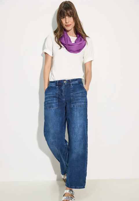 Cecil Loop Scarf - Iced Violet