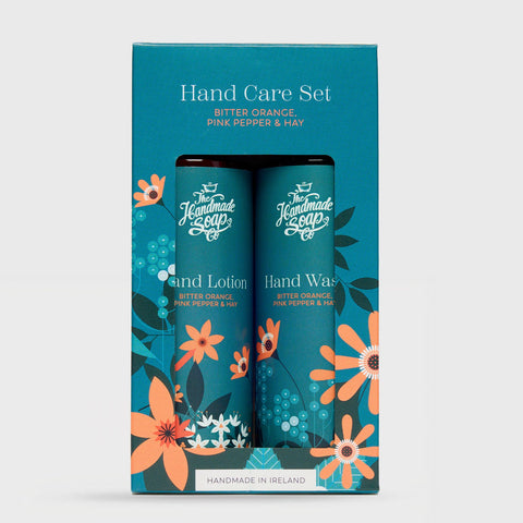 The Handmade Soap Co - Handwash & Lotion Set - Bitter Orange, Pink Pepper & Hay