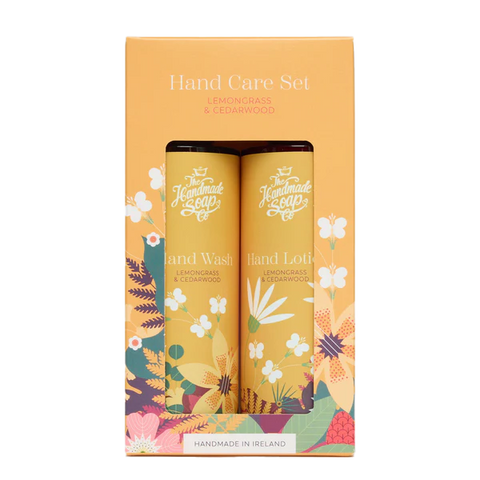 The Handmade Soap Co Hand Care Set - Hand Wash & Lotion Lemongrass & Cedarwood