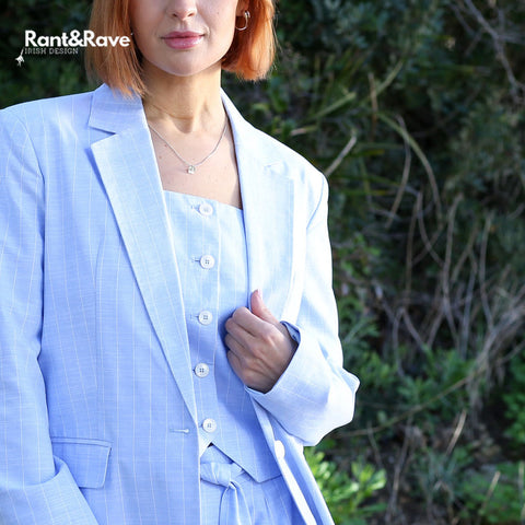 Rant & Rave Edlyn Waistcoat- Blue