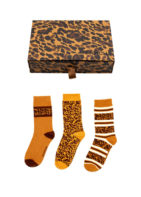 Frnch Ivete Brown Socks