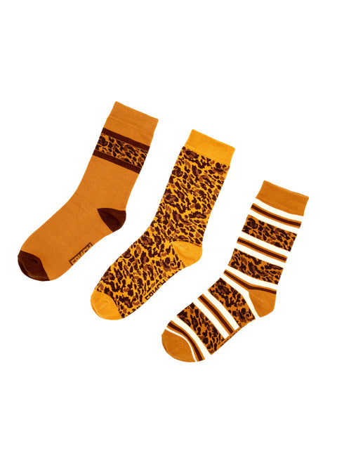 Frnch Ivete Brown Socks