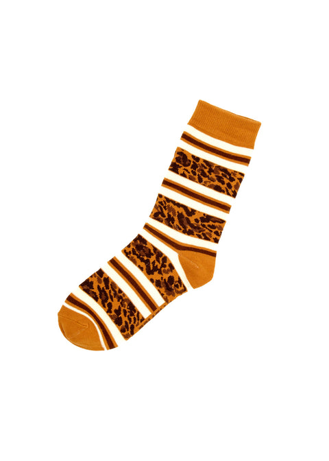 Frnch Ivete Brown Socks