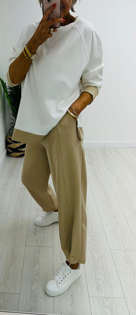 Sarah Suit Pants Mocha