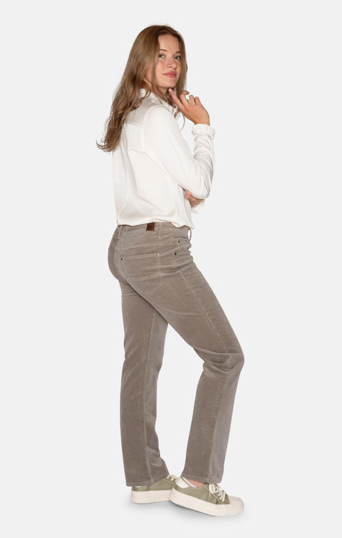 CRO Emma Corduroy Jeans - Stone