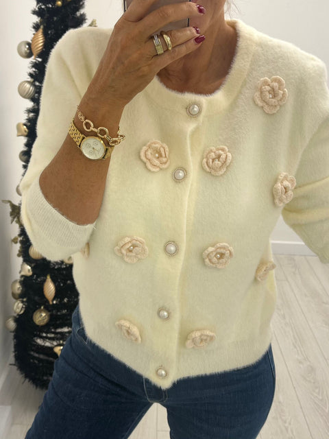 Jane Cardigan with Pearl Detail