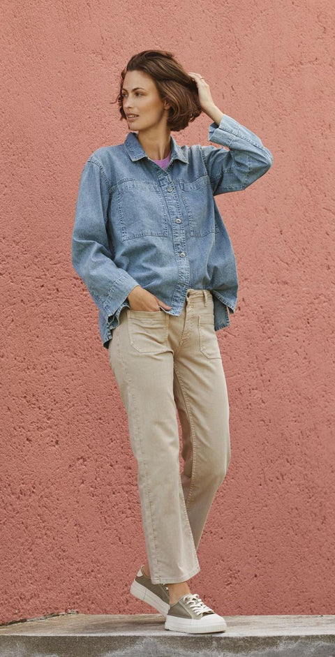 Cro Suzanne Denim Jeans - Sand