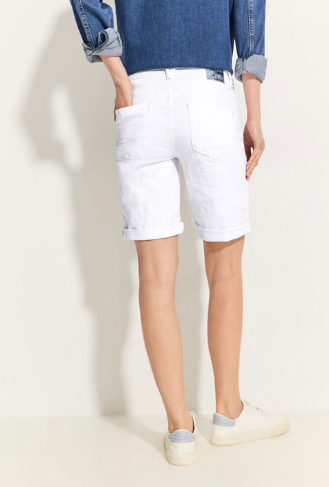 CECIL Denim Shorts White