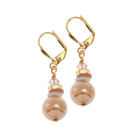 K Kajoux Dolce Latte Earrings- Short