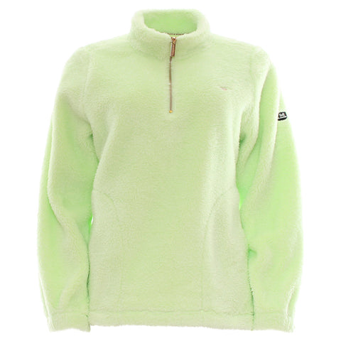 Rant & Renew Lara Borg Zip Fleece - Pale Green