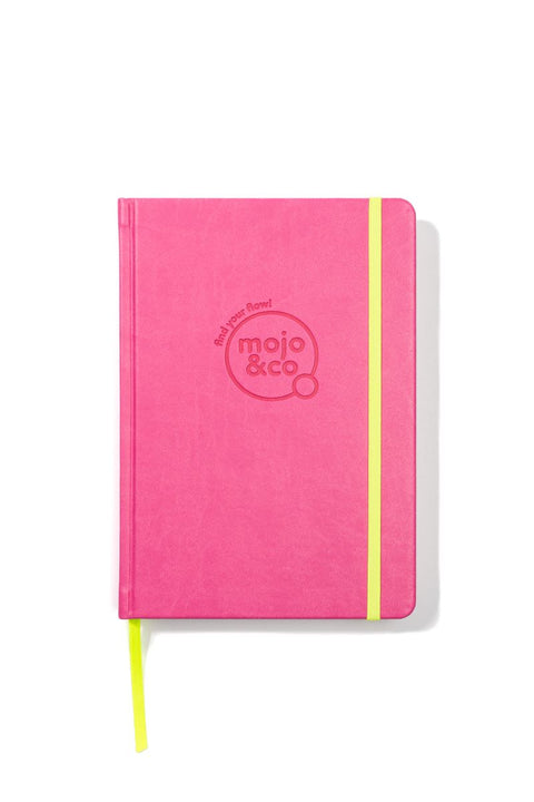 Mojo & Co - Undated Brain  Dump Journal - Hot Pink