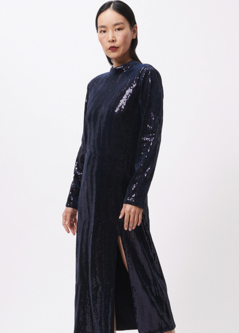 Frnch Navy Mady Dress