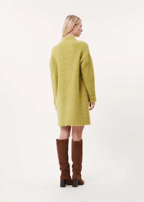 Frnch Bess Olive Jumper  Dress