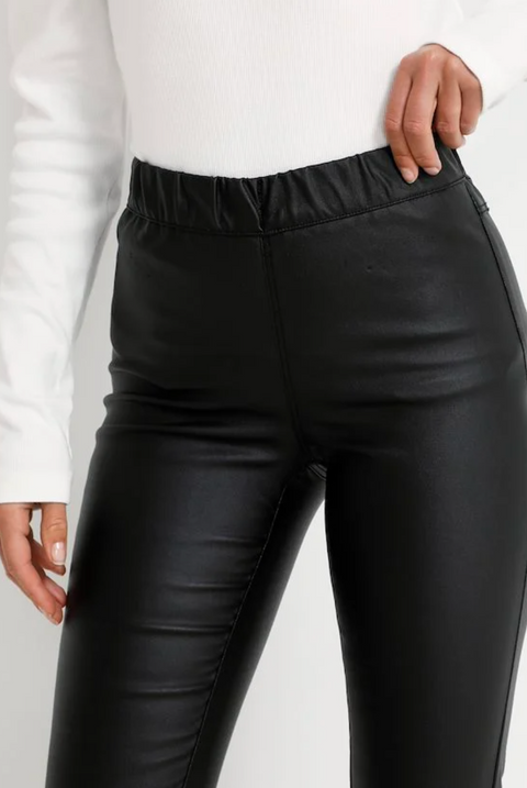 Kaffe Kaada Coated Jeggings - Full Length