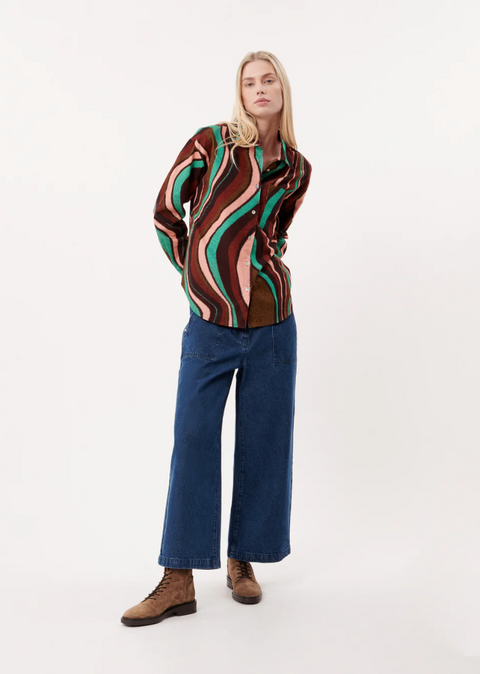 Frnch Elyanne Fine Cord Shirt