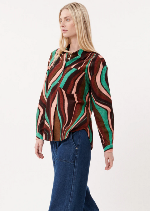 Frnch Elyanne Fine Cord Shirt