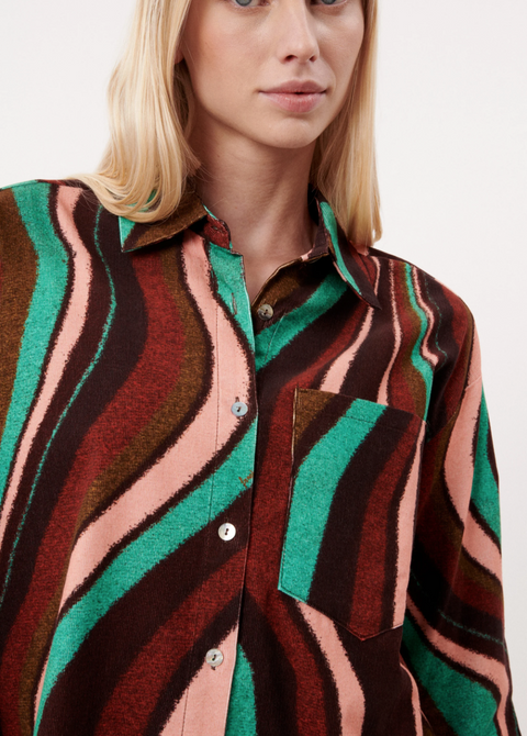 Frnch Elyanne Fine Cord Shirt