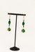 K Kajouc Wilde Emeralde Evening Earrings