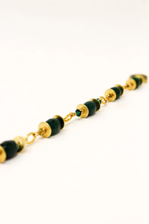 K Kajoux Wilde Emeralde Oval Bracelet