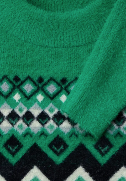 Cecil Norwegian Sweater - Green