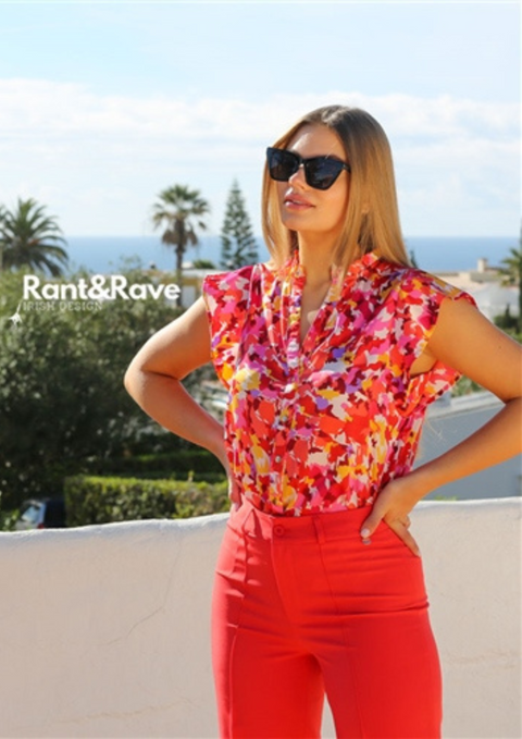 Rant and Rave Jody Top Coral