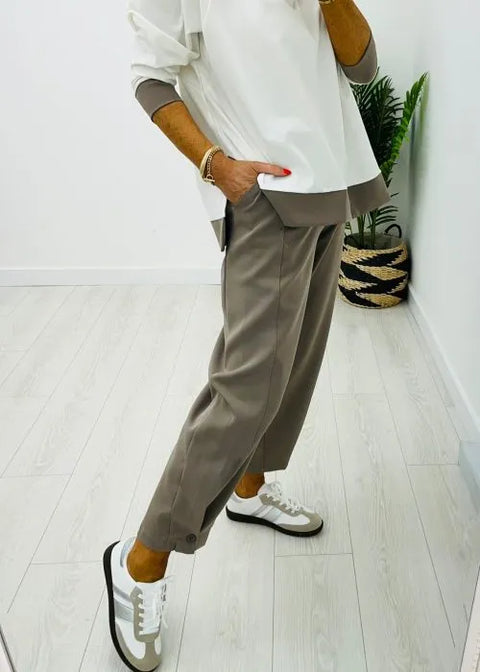 Sarah Suit Pant Mocha