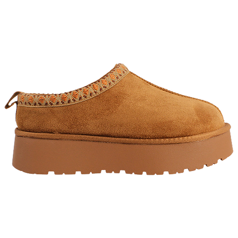 XTI Ladies Slip on Mules - Camel