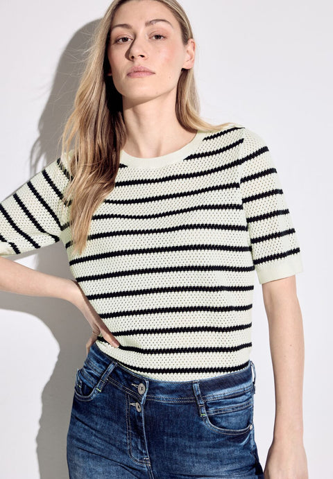Cecil Short Sleeve Knit with Sleeves