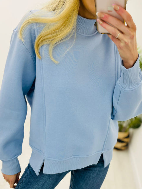 Kyla Cosy Sweater - Blue