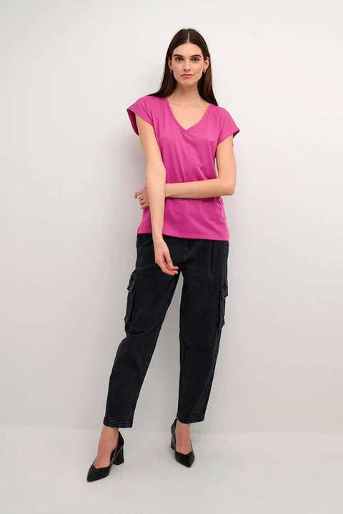 Kaffe Fuschia T- Shirt