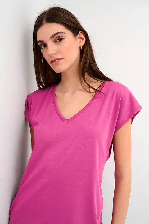 Kaffe Fuschia T- Shirt