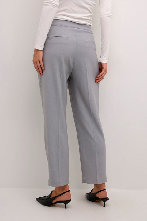 Kaffe Kamerle Pants - Grey 7/8 length