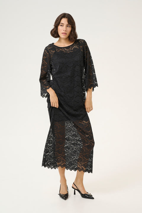 Kaffe Black Lace Dress